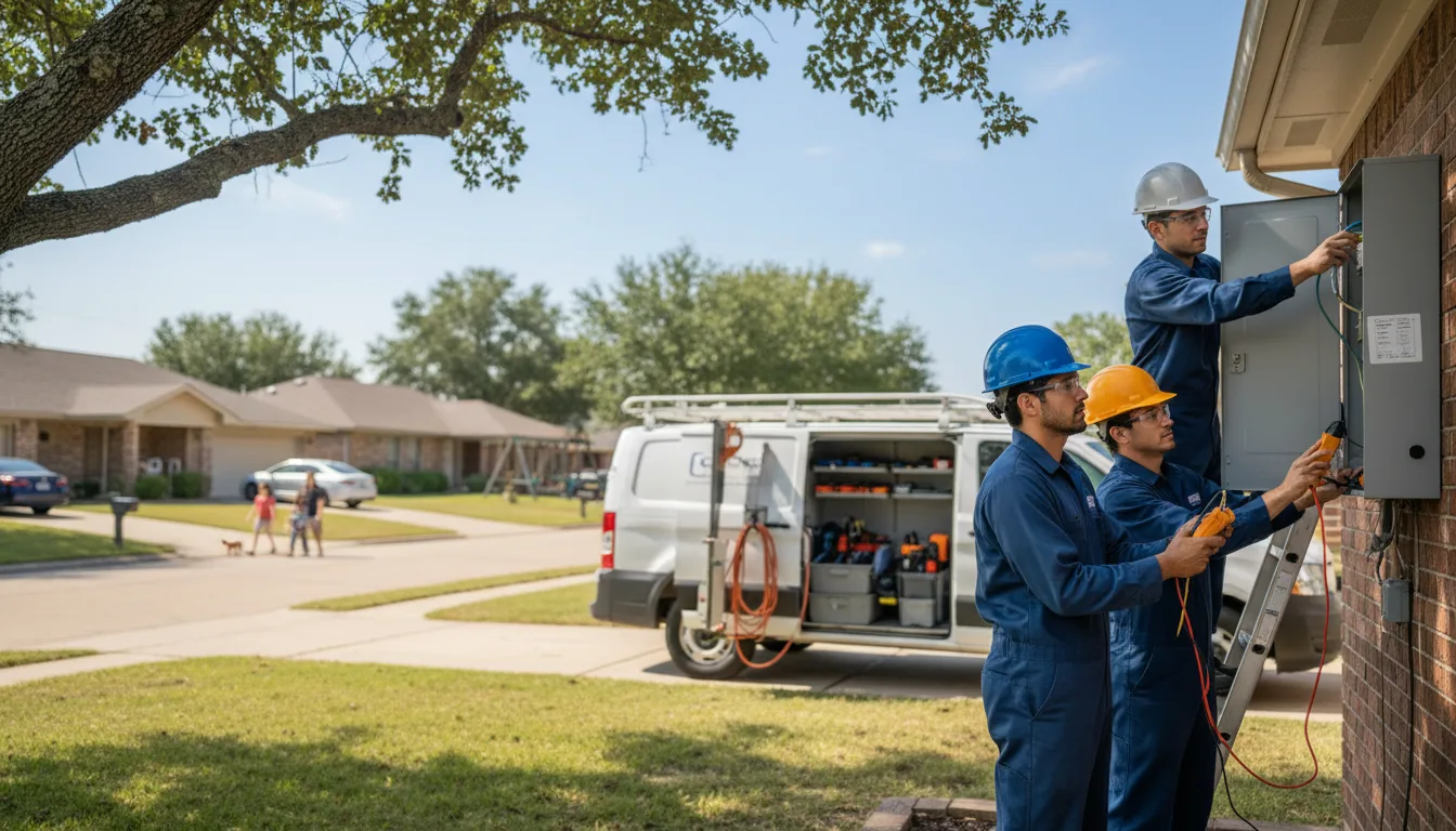 Certified electrician providing emergency electrical services in Hayfield, MN